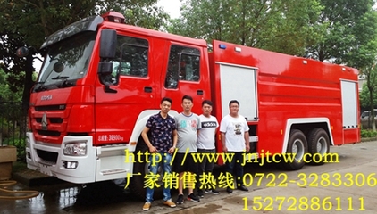 联合安能石化喜提18吨豪沃泡沫消防车，专用汽车保障再添利器
